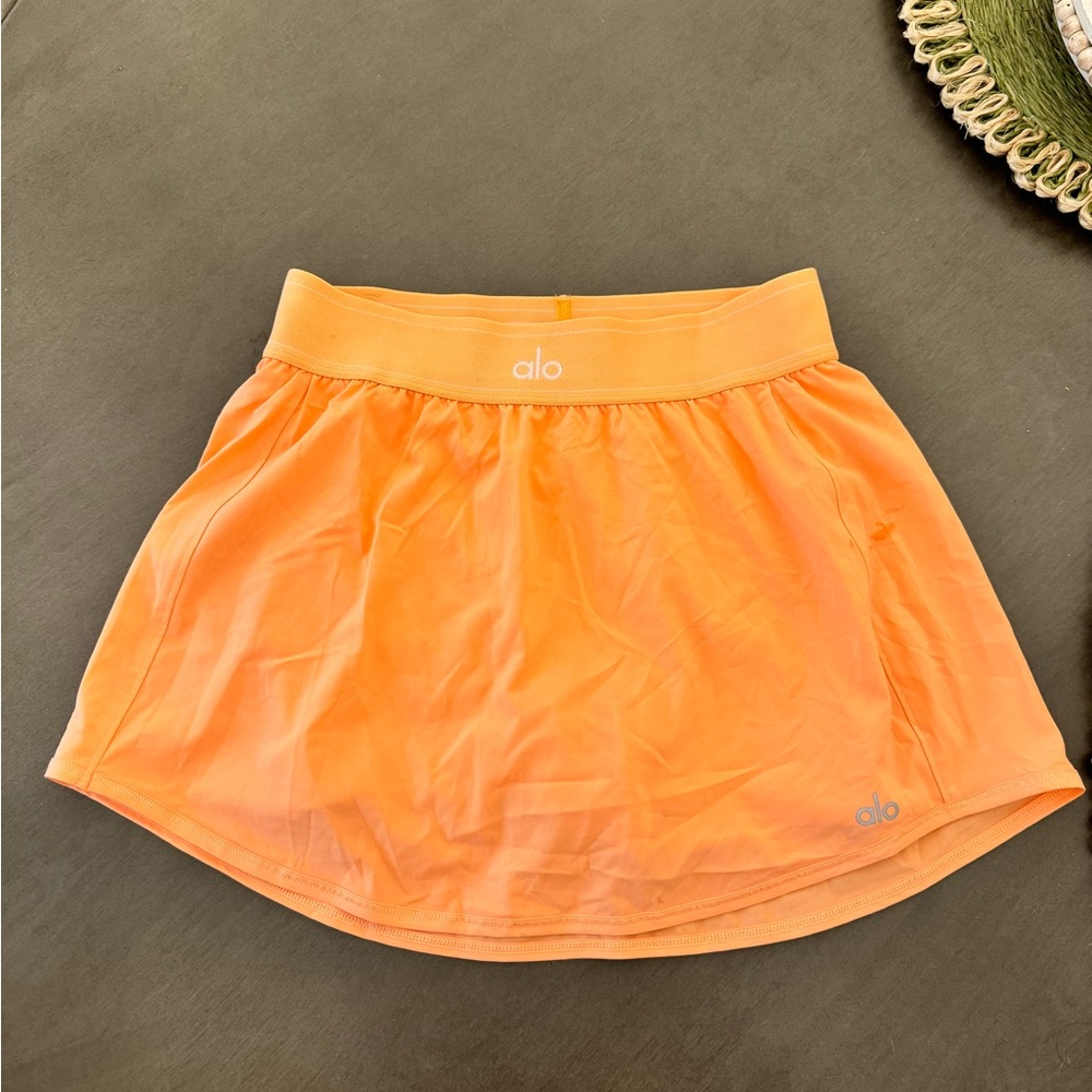 Alo Yoga Match Point Tennis Skirt - Cantaloupe